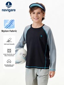 navigare kids | Fall New Design Round Neck Sport Long Sleeve T-shirt for Big Boys