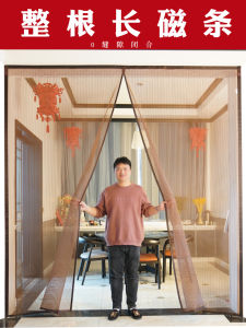 Whole Long Magnetic Stripe Magnetic Suction Mosquito-Proof Curtain Summer Gate Net Mesh Curtains I Am Long Magnetic Stripe Screen Door Car Window Shade