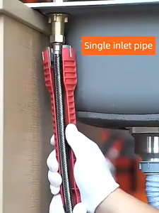 Kunci Pas Wastafel Faucet 8 In 1 Desain Panjang / Kunci Pas Kran Wastafel Sink Installer