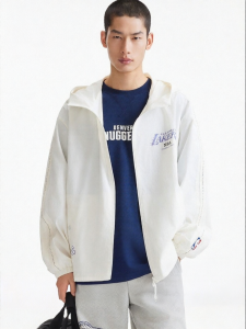 Jack Jones | LA Lakers Collaboration Drawstring Hooded Men Jacket