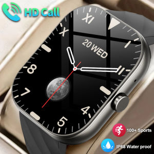 LIGE 2025 Smart Watch Men 2.01 Large Screen Bluetooth Call Waterproof Sports Fitness Tracker Women Smartwatch For Android IOS