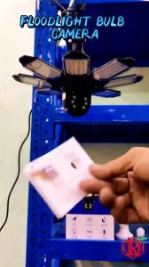 E27 V380 PRO CCTV Camera Upgraded Version Noise Reduction 8 White Light LEDs + 6 LEDs Two-Way Audio Alarm 1080P Panoramic WiFi Infrared Night Vision Camera Plug and Play Connector Bulb Camera 360 lP Indoor and Outdoor Dual Use Network Camera