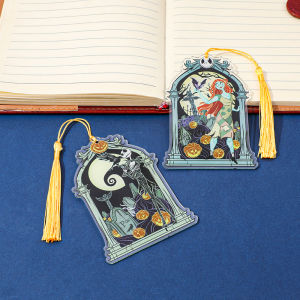 The Nightmare Before Christmas Acrylic Bookmarks Ideal for Halloween Decor Christmas Gifts or Everyday Reading Sturdy Page Mark