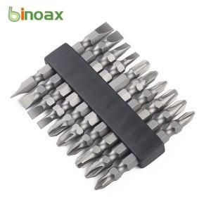 Bộ 10 Đầu Vặn Vít Hai Đầu PH Có Rãnh S2 65mm Từ Tính Thép Carbon Cao Dụng Cụ Điện Bộ Tua Vít Có Rãnh