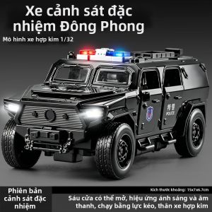 Xe Đồ Chơi Cảnh Sát Đặc Nhiệm Hợp Kim Cao Cấp