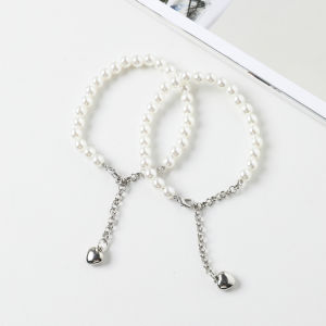รองเท้าส้นสูง Anti-DROP Strap French Pearl รองเท้าเดี่ยวหัวเข็มขัดโซ่รองเท้ากันลื่นอุปกรณ์เสริมขนาดใหญ่จากแบรนด์ที่ละเอียดอ่อน