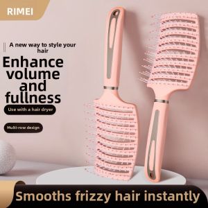 rimei(Rimei) | Anti-static Massage Volumizing Hair Comb for Long Straight and Curly Hair Cushion Brush