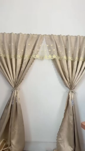 rèm dán tường chống nắng không cần khoan dán tường họa tiết chìm 3d cao cấp Decor trang trí phòng ngủ rèm màn treo cửa sổ