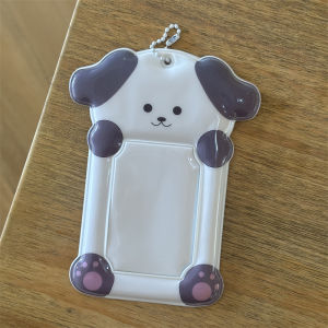 Transparent 3 Inch Cartoon PVC Card Holder