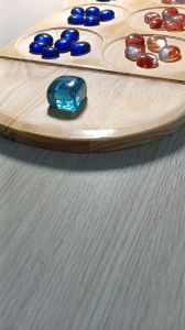 Bộ cờ ô ăn quan bằng gỗ thông và đá!