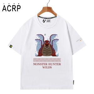Game Merch Combed Cotton T-Shirt Short-sleeved