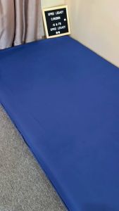 7.7 Sprei Busa Resleting Polos 90x200 - 180x200 Warna Marun Katun Dispers Adem Halus Tidak Luntur