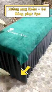 Khăn trải giường spa | khăn trải spa microfiber loại xịn mềm mịn thấm nước | Kích thước 90x190💖Freeship💖
