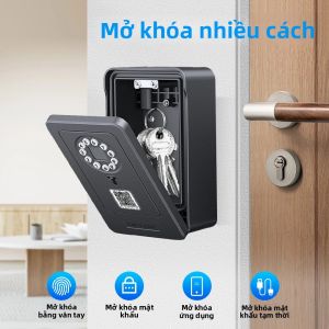 Hộp Đựng Chìa Khóa Thông Minh Bằng Vân Tay Chống Nước Mở Khóa Bằng Mã Số Kỹ Thuật Số Của OKLOK