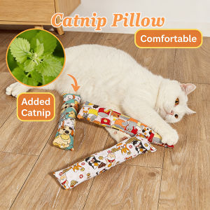 Catnip Pillow Cat Toy Chew Resistant Grinding Teeth & Claws Pet Pillow for Cats
