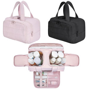 Large Capacity Cosmetic Bag Female Travel Wash Handbag Bathroom Partition Shower Makeup Pouch Waterproof Toiletries Organizer