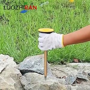 Industrial Rock Chisel Protective Handle Flat Pointed Stone Carving Chisel for Construction Machinery Mold Repair Hand Tools
