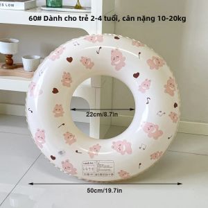 Phao Bơi Hình Thú Dễ Thương (gấu Thỏ) 1 Cái Phao Nổi Hồ Bơi Phao Bè Cho Các Bữa Tiệc Trên Bãi Biển Đồ Dùng Cho Mọi Lứa Tuổi