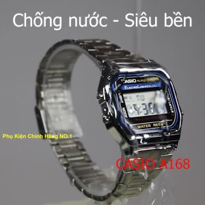 Đồng Hồ Nam Casio A168 .h. Made In Japan Chống Nước Siêu Bền Pin Lâu