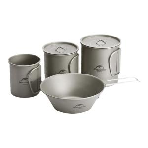 NatureHike | Titanium Portable Camping Utensils Set