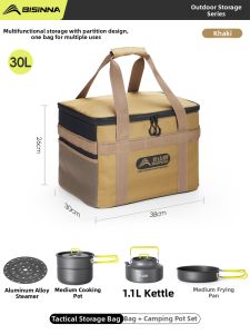 BSWOLF | Multi-Functional Large Capacity Camping Cooking Utensil Storage Bag