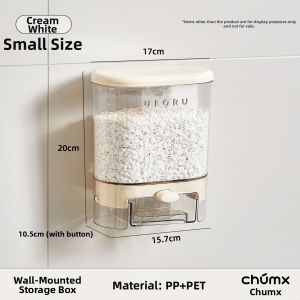 CHUMX | Wall-mounted Dosing Powder and Laundry Pod Storage Container