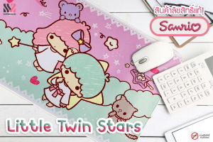 🔥พร้อมส่ง🔥แผ่นรองคีย์บอร์ดและเมาส์ ขนาดใหญ่ ลาย การ์ตูน ลิตเติ้ลทวินสตาร์ ลิขสิทธิ์แท้ 100% Sanrio ขนาด 60cm x 30cm แผ่นรองเมาส์ คีย์บอร์ด