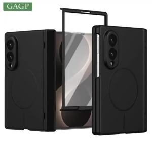 Ốp Lưng Samsung Z Fold 8 Ultra Magsafe Tích Hợp Miếng Bảo Vệ Màn Hình Cảm Giác Như Da Thật Bảo Vệ Toàn Thân Tương Thích Với Galaxy Z Fold 8 7 6 5
