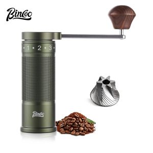 BINCOO Coffee Grinder Portable CNC420 Six-star Manual Grinder Small Home Coffee Maker For Home Office Outdoor Traveling