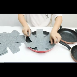 38cm Pot Divider Pad Non-Woven Pot Pan Protectors Durable Pan Dividers Pot Pan Scratch Protector