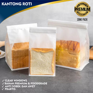 Kantong Roti Tawar Serbaguna | Plastik Roti Tawar Ziplock Kawat | Paper Bread Bag