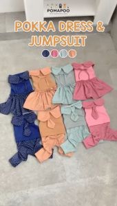POMAPOO - Baju Kucing dan Baju Anjing Pokka Jumpsuit dan Dress
