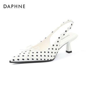 Daphne | Vintage French Bow Polka Dot Pointy Heels