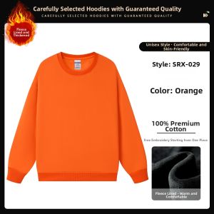 FANWUJINHUANG | Custom Embroidery Round Neck Long Sleeve Workwear Sweatshirt