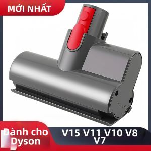 Đầu Bàn Chải Hút Bụi Mini Có Động Cơ Cho Máy Hút Bụi Không Dây Dyson V7 V8 V10 V11 V15 Chất Liệu Nhựa ABS Cầm Tay