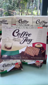 BÁNH QUY VỊ CÀ PHÊ COFFEE JOY HỘP 312G (8 GÓI)