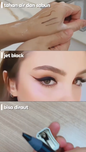 Eyeliner Pencil Hengsi Original 100% Tahan Lama Waterproof Warna Intens Anti Luntur Tahan 24 Jam