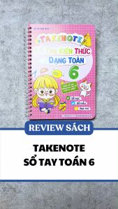 Sách - Takenote - Sổ Tay Kiến Thức Và Dạng Toán 6 - MEGA - Newshop