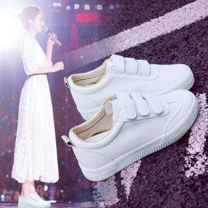 Fall Thick Bottom Boosting White Sneakers Womens 2025 New Hot Student Sports Casual Magic Tape Board Shoes Low Top Canvas Shoes