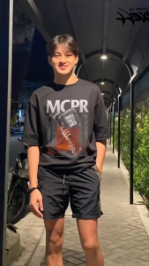 KAOS BAND MCPR PUNK IS ATTITUDE KERAH CREWNECK HITAM KATUN 24S PRIA WANITA