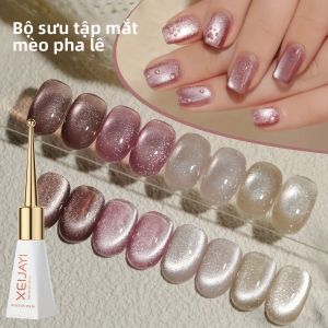 Bộ 4 Sơn Móng Tay Gel Mắt Mèo Từ Tính 10ml Dành Cho Nữ Quà Tặng Mùa Hè Gốc Acrylic Bền Lâu