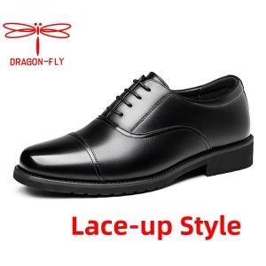 Penny Loafer Mens Leather Shoes Business Casual High End Large Size Internal Heightening Leather Shoes Comfortable Breathable