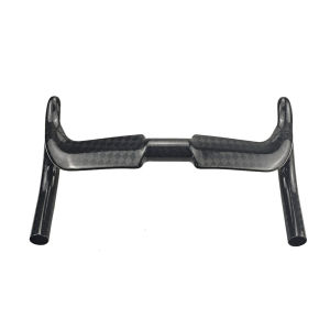 BALUGOE Carbon Fiber Fixed Gear Bike HandleTT Handlebar Track Bike Handle 31.8mm 12K UCI Player Compliant