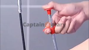 0.6M To 2M Iron Wire Drain Snake Sticks Clog Remover Cleaning Spring Pipe Dredging Tool