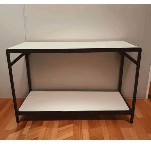 Rak aquarium P100cm L20cm T50cm 2 susun | rak bongkar pasang. rak serbaguna. rak buku. rak custom sudah berikut triplek 6mili