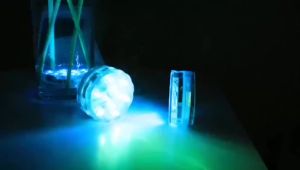 RGB LED Underwater Light 10LEDs Submersible Lamp Battery Powered Swimming Pool Lights For Wedding Party Garden Pond Vase Lightin