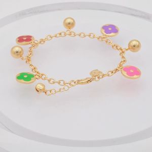 Hyl Jewelry 334B Gelang Titanium Wanita Bangle Bracelet Terbaru Anti Karat Dan Keroncong Lilit Asli Silver Terbaru Tdk Luntur Selamanya Lapis Emas Original Pria Ori Import