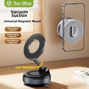 THE.TREE | Magnetic Suction Vacuum Adsorption Rotatable Foldable Two-way Suction Phone Stand