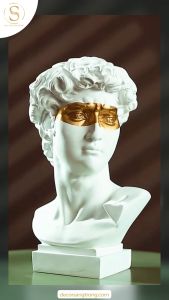 Tượng Thần Hy Lạp Thời Phục Hưng Trang Trí Nhà Cửa Kệ Tủ Sang Trọng Phong Cách Hiện Đại