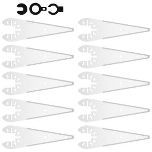 Lưỡi Dao Dao Động Bằng Thép Không Gỉ Multitool Wearproof Thon Gọn Để Loại Bỏ Keo Dán Keo Dụng Cụ DIY Tại Nhà